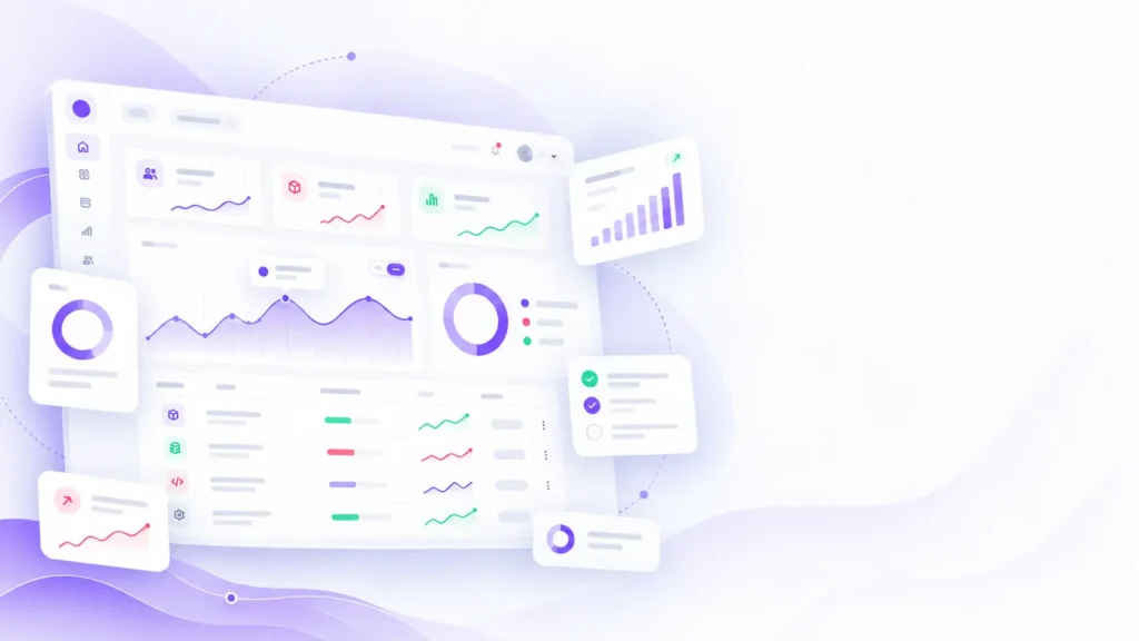 services-01 pastel saas dashboard hero illustration